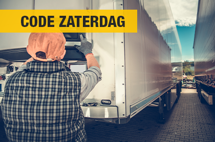 Chauffeur Geconditioneerd vervoer Code 95 Code Zaterdag